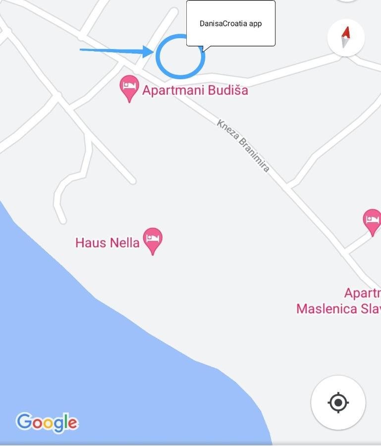 Danisacroatia Appartement Maslenica Buitenkant foto